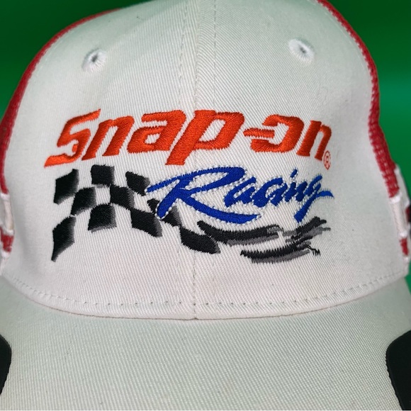 VTG Snap-On Tools Racing Snapback Mesh Sides Hat/Cap Embroidered Signature #11 - Picture 6 of 9